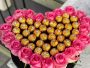 Pink Roses and Sweet box